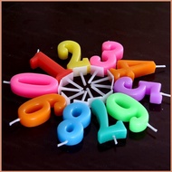 HJ4 Cake Candle Colorful Creative Environment Friendly and Smoke-free Cake Decoration Happy Birthday