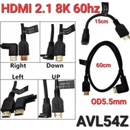 AVPRO AVL23AAT 8K 60Hz HDMI a to HDMI Cable 2.1 OD5.5mm