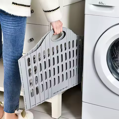 Foldable Closet Laundry Hamper Laundry Basket Hamper Folding Laundry Basket Clothes Organizer Large 