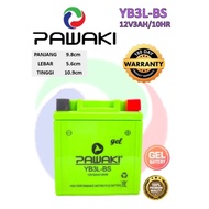 Pawaki Gel Bateri Motor YB3L-BS Battery Motorcycle KRISS (NO Starter) Y100 Y110 Y125ZR RXZ NINJA150 