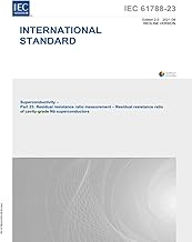 S+ IEC 61788-23 Ed. 2.0 en:2021 (Redline version), Second Edition: Superconductivity - Part 23: Resi