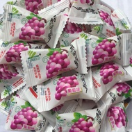 Haoliyuan Fresh Milk Ball Crispy Skin Candy Fruits Grape Flavor Soft Caramels Full 3 Sets Traditiona