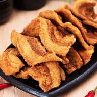 [Good quality, fast delivery]Lard residue snacks, dried pork cooked pork crispy skin, pork belly, specialty net red snack fried food 50g, 100g, 200g