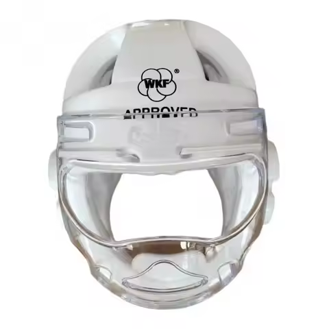 WKF Approved Karate Protective Helmet Adult Youth Shockproof Headgear For Full Contact Karate Dojo T