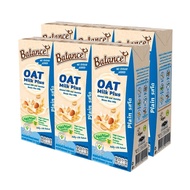4CARE Balance Oat Milk Plus รสจืด (180 ml x 6 กล่อง) นมโอ๊ต ผสมน้ำนมอัลมอนด์และน้ำนมข้าวกล้องหอมมะลิ