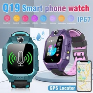 Q19 Kids' Smart Watch: Call/Voice, Mini Flashlight, Touch Screen, LBS Track, Child Phone Watch