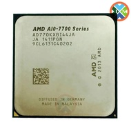 ใช้ A10 A10-Series AMD 7700K 7700 3.4 GHz Quad-Core เครื่องประมวลผลซีพียู FM2เต้ารับ AD770KXBI44JA