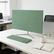 [FSBAKE] 19-37 inch Monitor Dustproof Sleeve Fabric Cover forputer Screen Home and Officepatibility 