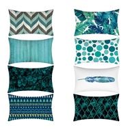 Pillow case30×50.Teal Blue Green Cushion cover,Home Decoration sofa cushion pillow cover