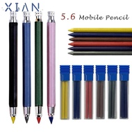 XIANEE Mechanical Pencil, 5.6mm 2B/4B/6B/8B Pencil Refill Automatic Pencil, High Quality Metal Sketc