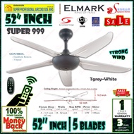 Deka Ceiling Fan F5DC PRO MB Remote Control Ceiling Fan ((56 inch)) / F5DCL PRO RS / Elmark Dolphin 
