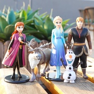 Frozen 2 Elsa Elsa Anna Snow Treasure Princess Toy Doll Figure Doll Cake Decoration Ornaments