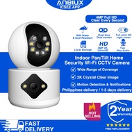 ANBIUX Dual-Lens CCTV HD Camera 4MP 2K Home 360 Panoramic PTZ Night Vision WiFi CCTV Camera