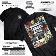 MODERNSTORE88 GTA Grand Theft Auto San Andreas T-shirt Game Gaming Gamers Combed 24s