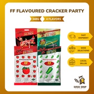 FF Crispy Flavoured Cracker Party Size 348g – Tasty Snack, Tomato, Spicy, Seaweed, Paprika Flavors