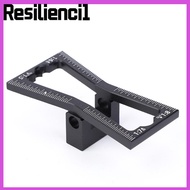 RESILIENCI1 Dovetail Marker Guide, Black Aluminum Alloy Dovetail Joint Scriber, Convenient Ergonomic