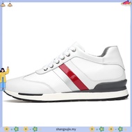 Men Sneakers Elevator Shoes Height Increase Shoes for Men 6CM Leisure White Black Fashion Sports
