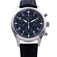 Iwc IWC IWC Pilot Automatic Mechanical Date Week Chronograph Steel Men's Watch-IW371701