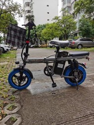 折疊電動單車超輕電動車成人便攜小型電樽車