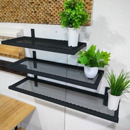 Expandable wallmout metal rack heavy metal / rak besi metal rack heavy duty rack