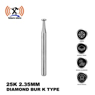 MATA DIAMOND BUR K TYPE 25K 2.35MM ORIGINAL GRINDING BIT - DIAMOND GRINDING BIT 25K 2.35MM K TYPE CU