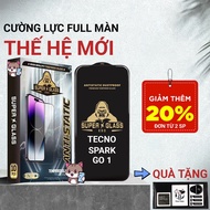 Tempered Tecno Spark Go 1 full screen | Screen protector for Techno Meocase