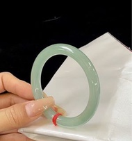 翡翠手鍊糯冰晴底美人镯天然翡翠手鐲