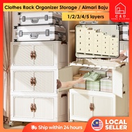 Stackable Storage Box Large Cabinet Storage Box Storage Organizer Foldable White Plastic Drawer Cabi