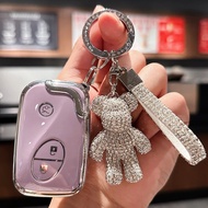 NEW TPU Car Remote Key Case Cover For Lexus CT200H GX400 GX460 IS250 IS300C RX270 ES240 ES350 LS460 GS300 450h 460h Keychain