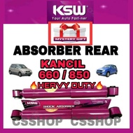 Perodua Kancil 660 850 Gas Performance Shock Absorber Rear Set KSW Heavy Duty Twin Valve
