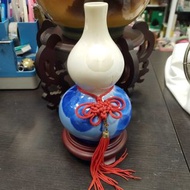 *含底座 結晶釉葫蘆瓶 花瓶擺飾瓷器瓷瓶-約高20*直徑10cm $499