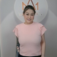 T009-551 KNOT CROP TEE