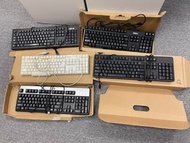 二手電腦鍵盤 second hand computer keyboards 黑色 black DELL HP ,  Filand  米白 off white keyboard