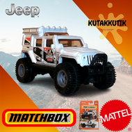 Matchbox Mobil Jeep Barang Jeep Wrangler Superlift Putih Adventures