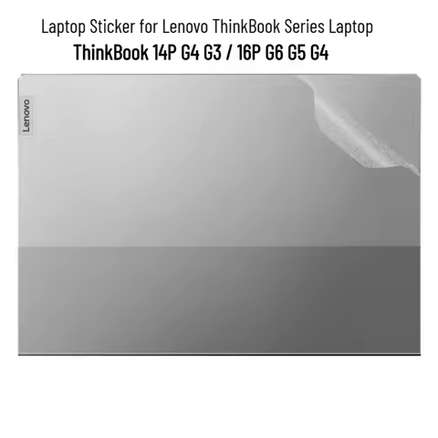 Laptop Sticker for Lenovo Thinkbook 16p G6 G5 G4 Laptop Skins Cover Anti-Scratch PVC Protector for T