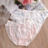celana dalam satin susu cd renda mutiara celana mengkilap - random