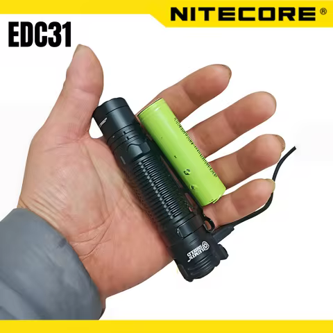 hiking light EDC31 Flashlight UHi LED NITECORE 3500 Lumens USB-C Rechargeable Tactical Built-in Batt