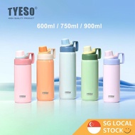 TYESO Thermal Tumbler Flask Vacuum Insulated Water Bottle | 600ml / 750ml / 900ml
