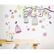 Bird Cage Wallsticker AY993