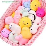FBSG 2/5/10Pcs Mini Animal Squishy Toy Squeeze Ball Toys Fidget Toys Pinch Kneading Toy Stress Reliever Toys Kid Party Favor HOT