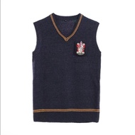 【现货Tempat】哈利波特同款V领毛衣格兰芬多COS日常男女校服同款JK制服背心Harry Potter V-Neck Sweater Gryffindor Cgzwlmy.my