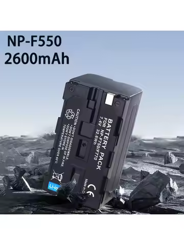 2600mah NP-F550 NP-F330 NP F550 NP F330 Camera Battery + LCD Dual USB Charger for Sony NP-F550 NP-75
