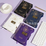 A5 Retro Password Notebook Password Notebook Diary with Lock Student Thickened Notepad Creative Stat