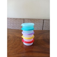 Mini round Tupperware Multipurpose Medicine Sambal Holder