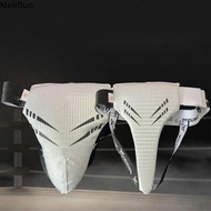 MELIFLUO Groin Guard, Thickening PU Leather Groin Cup, Practical Polyester Cloth Groin Protection Ge