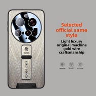 Cho Xiaomi 15 Ultra reami K80 K70 Pro Vỏ điện thoại kim loại Brushed lens bao gồm tất cả Hidden Brac