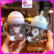 MMD Viral Children's Drinking Bottle 280ML Animal Character Baby Water Bottle Toddler Training Cup P