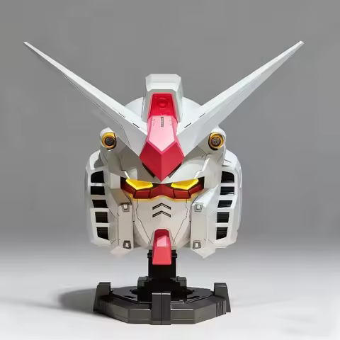 Rx-78-2 Ganso Yuanzu Comic Exhibition Helmet Action Figures Wearable Luminous Version Cosplay Deskto