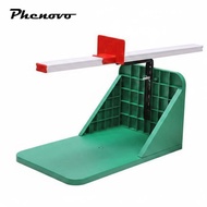 [Phenovo] Sit and Reach Tester Sliding Marker Forward Bend Tester Seated Reach Test Foam Mat Fitness