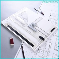 YIN A4 Drawing Board Drafting Table Multifunctional Drawing Board Table Clear Rule